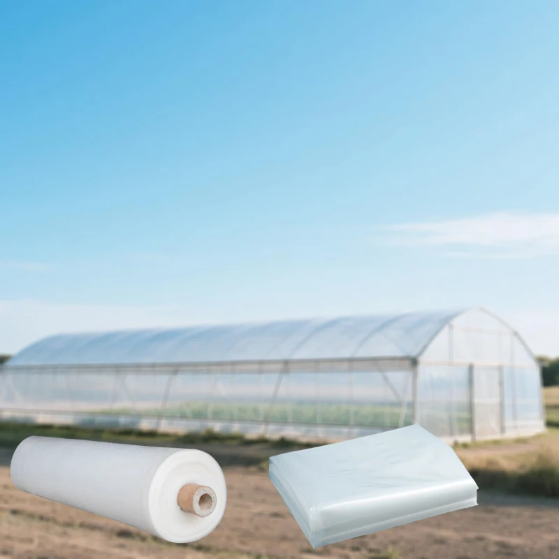 200 Micron PE Greenhouse Film UV Resistant Anti-Drip Double Layer Super Strong Agricultural Plastic Cover for Tomato Tunnel Shed