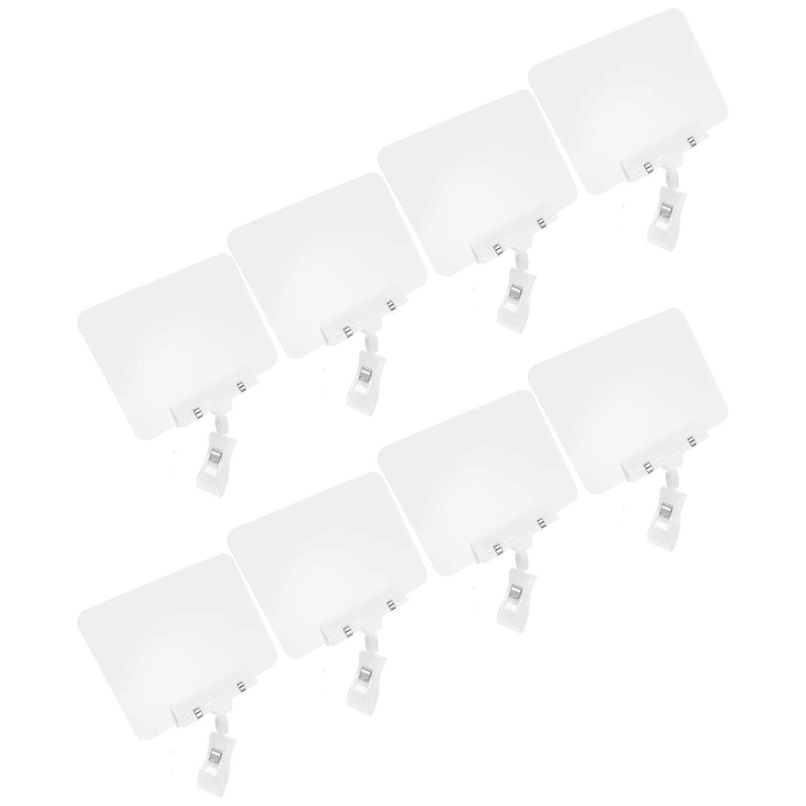 8 مجموعة شارة السعر السبورة مقاوم للماء بولي كلوريد الفينيل حامل قصاصة قابل للمسح ل A6 التجزئة عرض علامة سوبر ماركت الرف التسمية المنظم #6