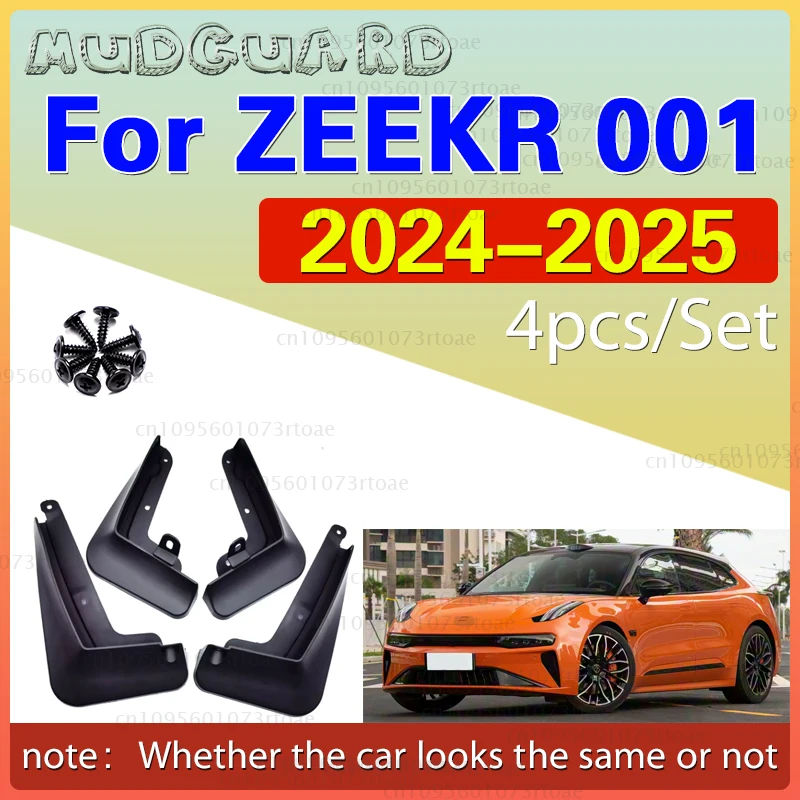 

Брызговики для Zeekr 001 2024 2025 брызговики передние и задние колеса крыло автомобильные аксессуары 4 шт.