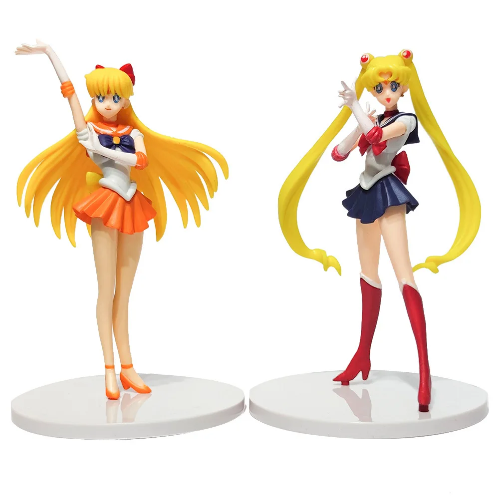 Anime Matroos Maan Actie Figuur Model Geschenken Verzamelbare Beeldjes Voor Kinderen 17Cm 5 Stuks In Een Set