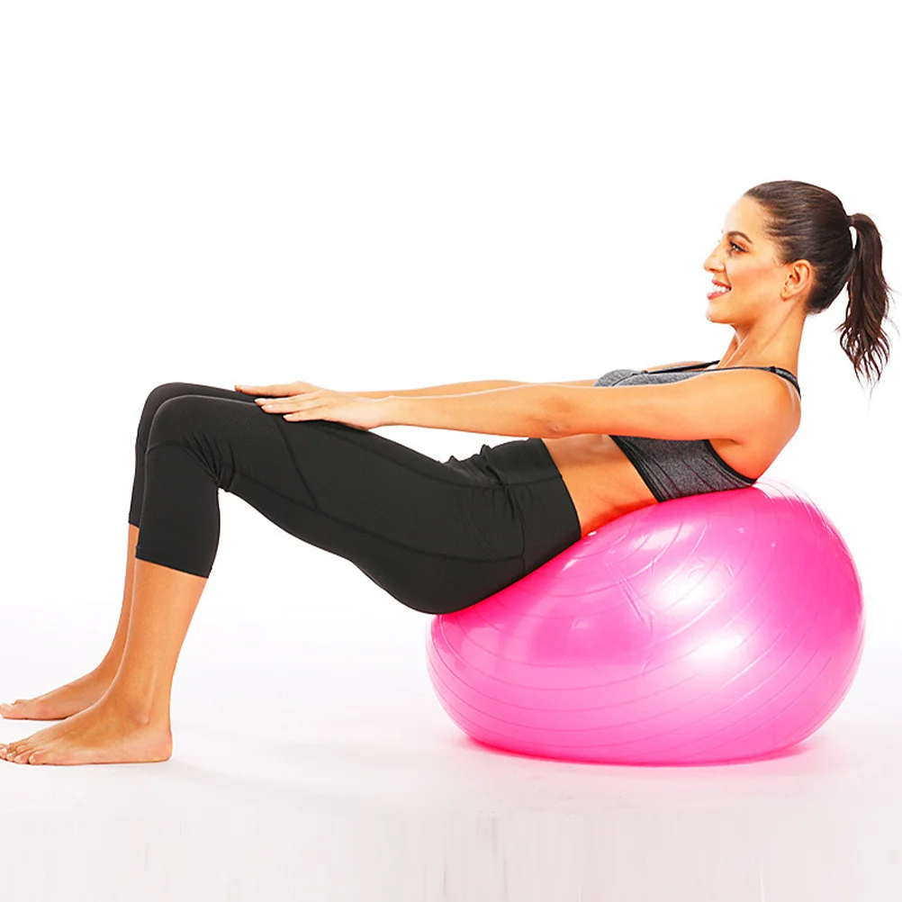 

Pregnancy Exercise 65Cm Yoga Fitness For Postpartum Workout With Pump Nonslip Surface Indoor Use Bouncy Birthing