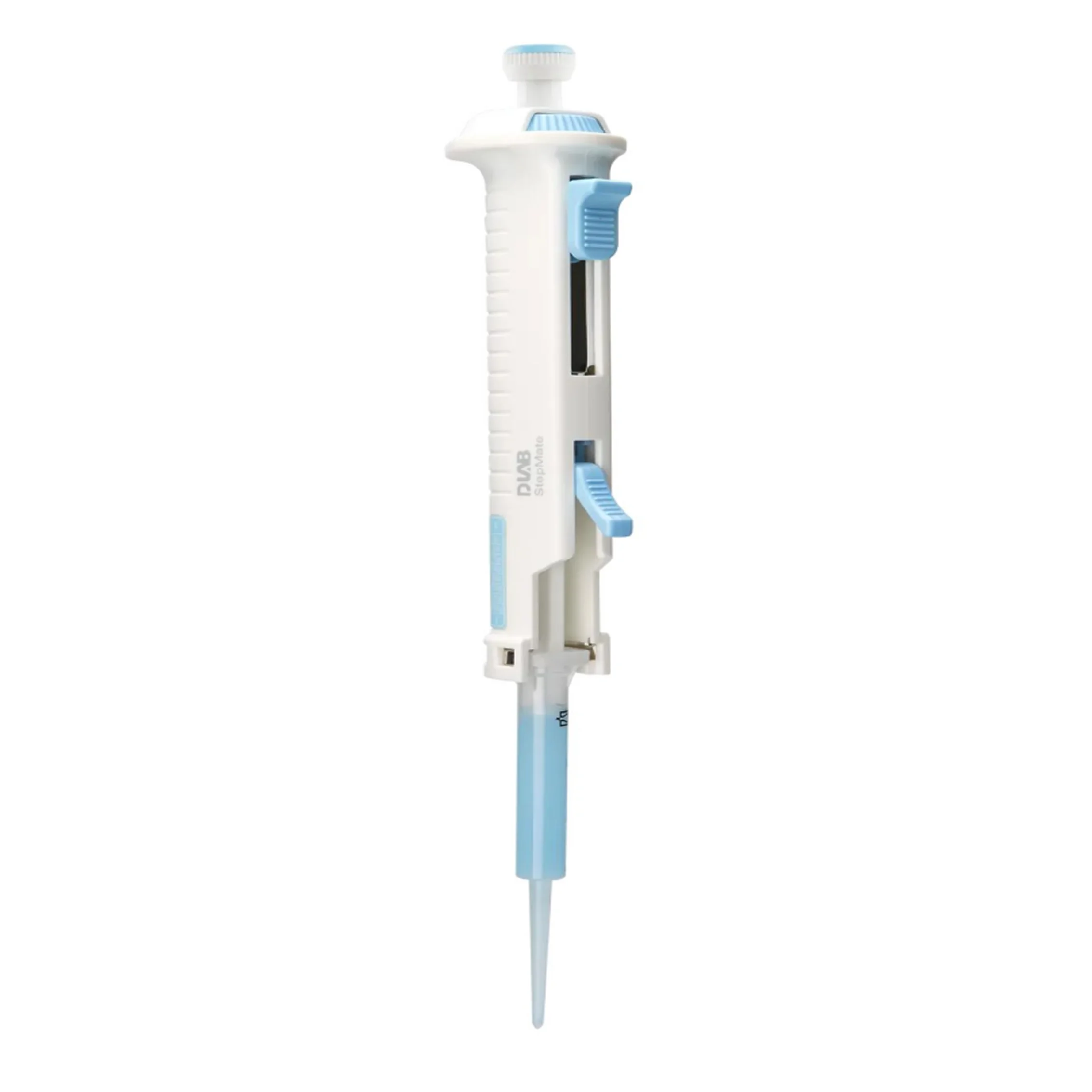 Maintenance-free liquid dispensing pipette step-by-step dispenses 10ul to 5ml for one-handed operation