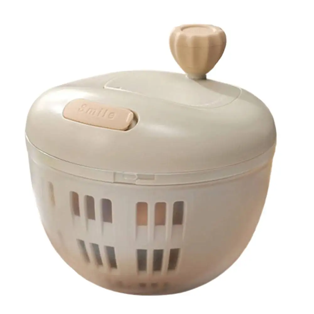 

Salad Preparation Tool Food Gadget Salad Spinner Convenient Operation Easy Operation Efficient Cleaning Family-Friendly Size