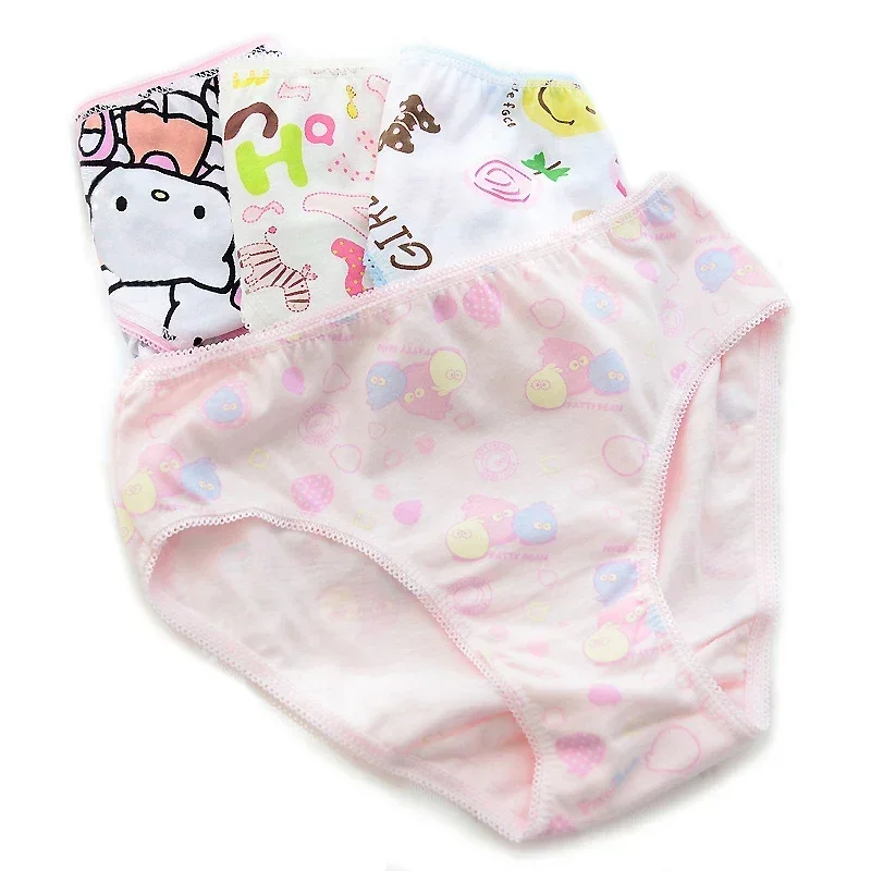 One Piece Random Color Briefs for Girls Panties Kids Underwear Teenagers Underpants 2-12 Years Children\'s Brifes Clothing