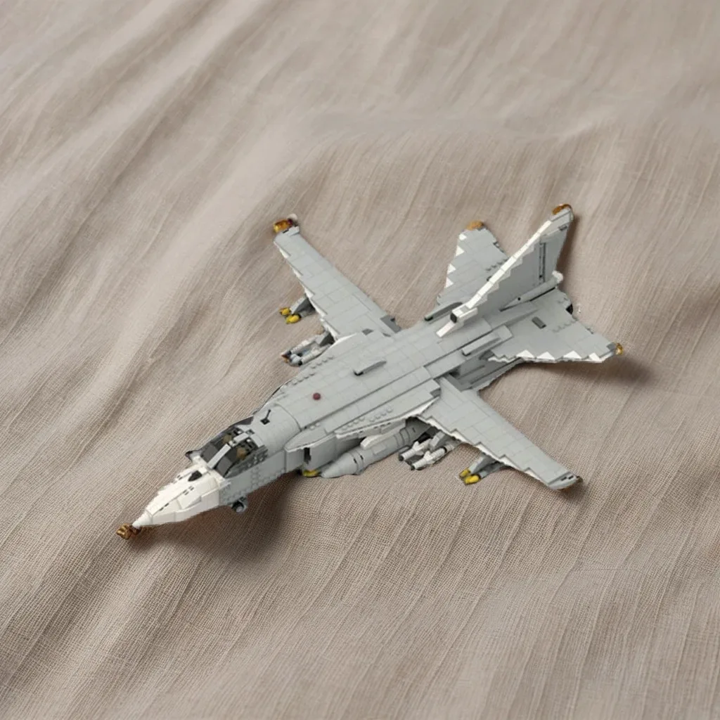 

1474pcs MOC Jet Aircrafted Theme Sukhoiing SU-24 1:34 Scale Exquisite Wing Details DIY Model Building Blocks Birthday Toys Gift