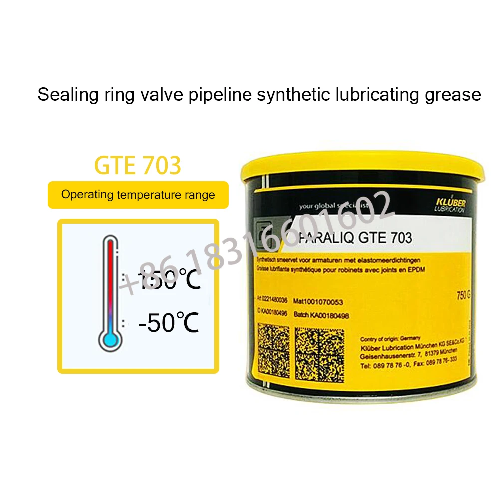 Kluber Lubrication GTE703 PARALIQ GTE 703 is resistant to cold and hot water, disinfectants, cleaning agents and steam