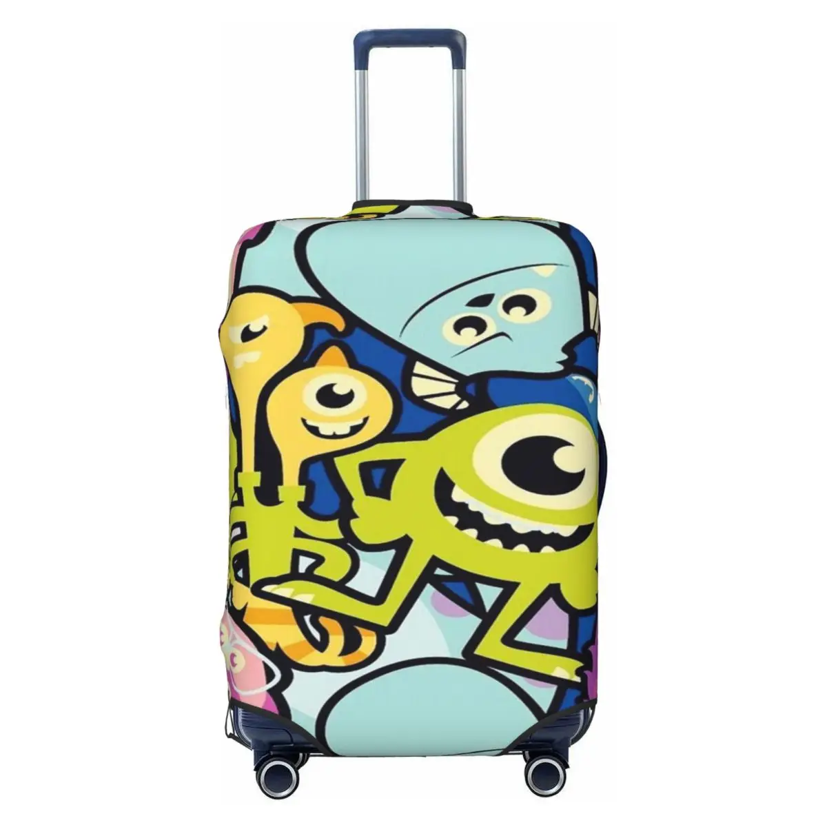 

Custom Monsters University Cartoon Luggage Cover Cute Suitcase Protector Covers Suit For 18-32 inch