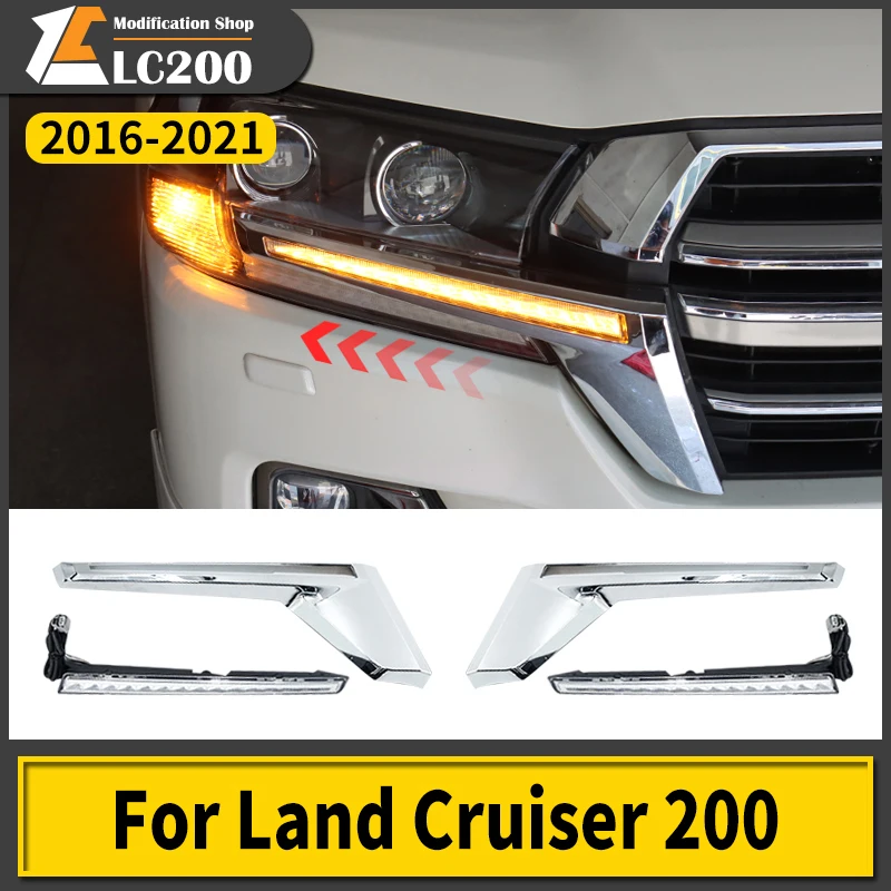 

2016-2021 Land Cruiser Led Streamer Turn Light High-Equipped Flowing Fluorescent Lamp Land Cruiser Modification Accessories Medi