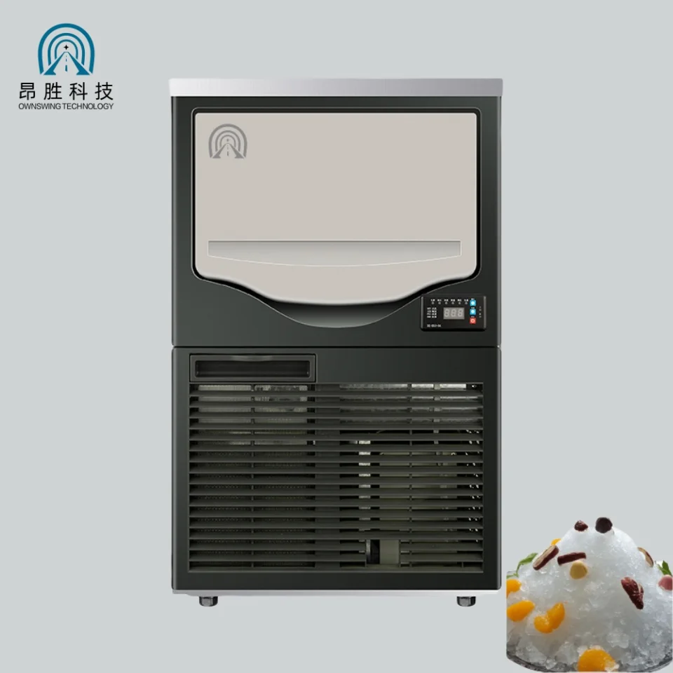 80kg/24h Granular Snowflake Machine Automatic Air Cooling Ice Maker for Business Professional Kitchen Cooling Equipment Pro