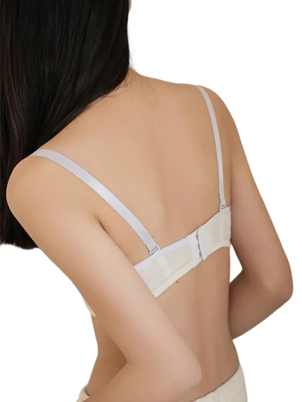 KUCLUTSide-curving Anti-sagging Underwear, Women's Bra Without Steel Bars, High School Girl Bra, Small Chest Gathering Thin Bra