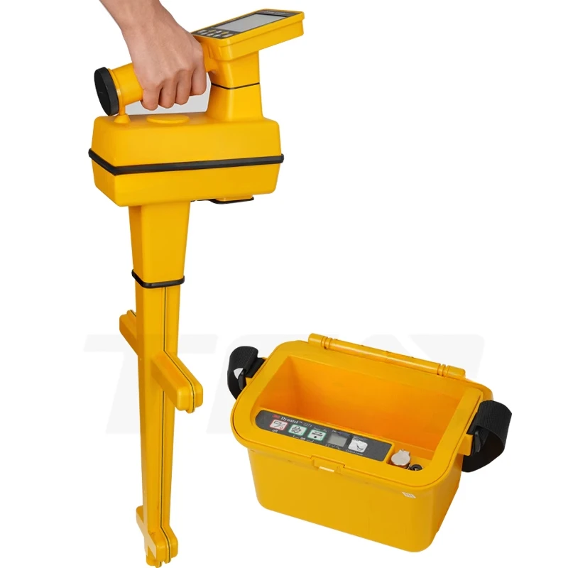 Underground pipeline detector, route detection optical cable metal