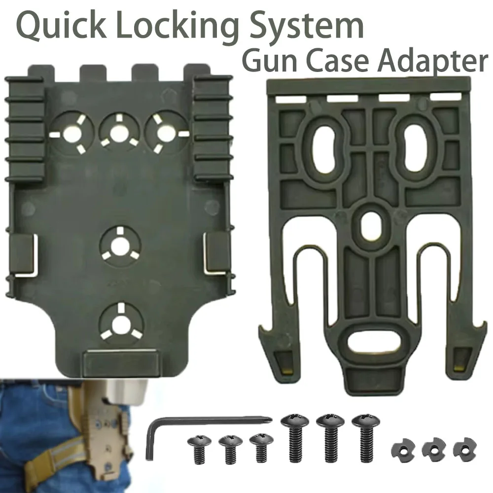 Система быстрой блокировки QLS 19, фиксирующая вилка для кобуры и адаптер QLS 22, основание для аксессуаров для кобуры для пистолета, адаптер для чехла для пистолета