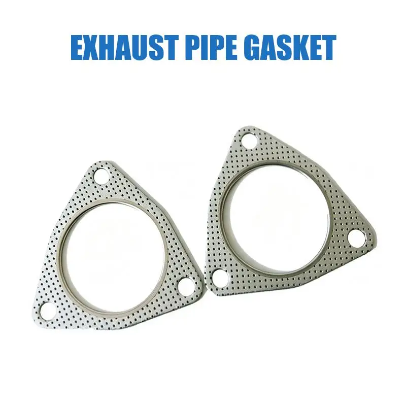 Universal 2.5/3 Inch Car Exhaust Flange Gasket Corrosion Resistant Engine Seal Gasket 1PCS for Auto Modification