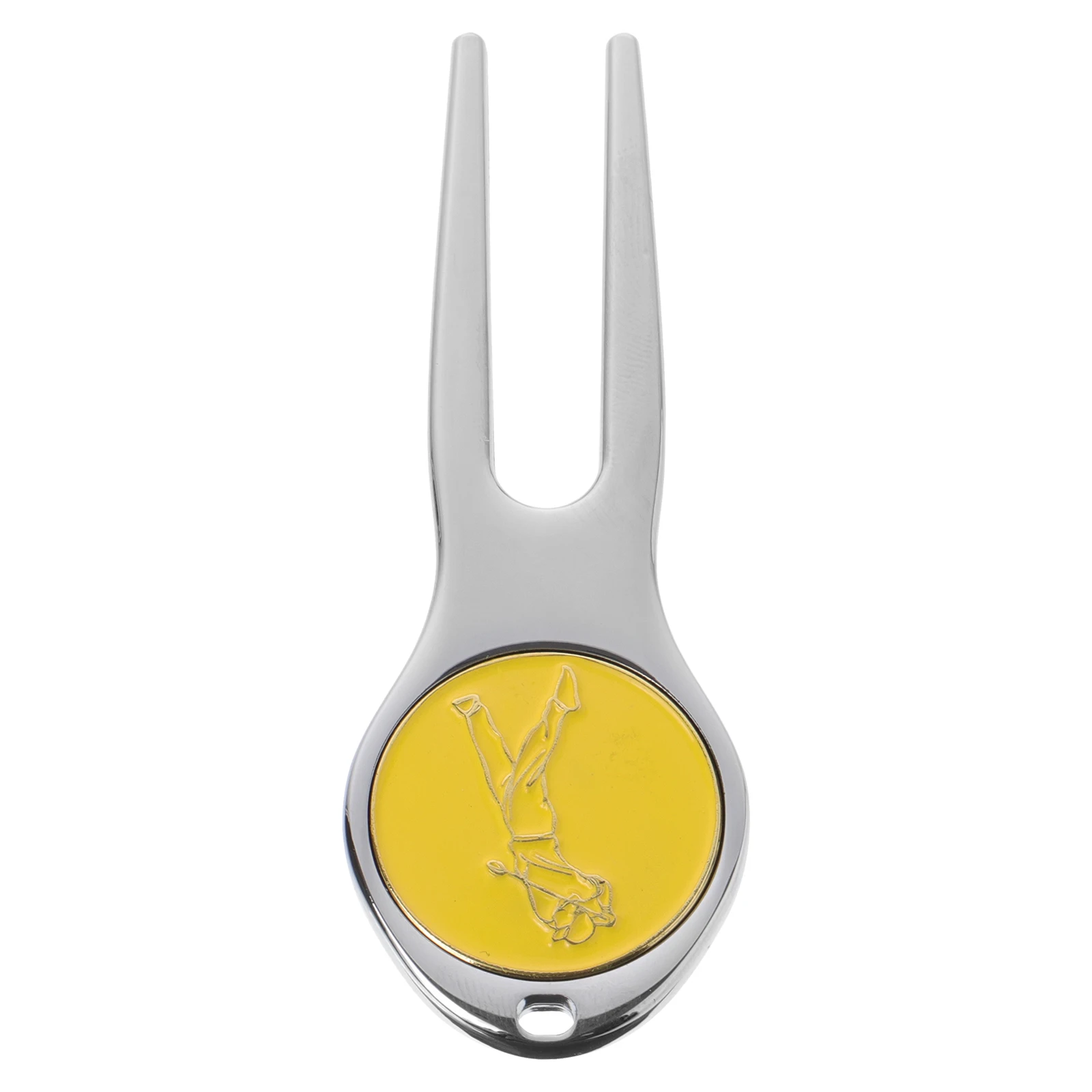

Golf Divot Tool Portable Lawn Repair Tool Outdoor Golf Accessories Grass Fixing Supply Metal Turf Repair Fork For Golfing