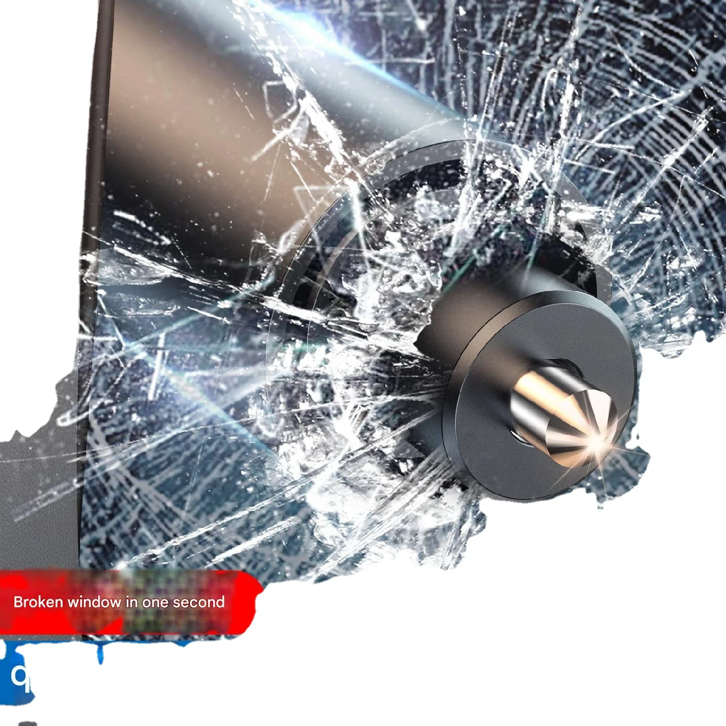 Martello salvavita per auto in acciaio di alta qualità Strumento di salvataggio per fuga di emergenza automatica Taglierina per cintura di sicurezza Interruttore per vetro per finestra