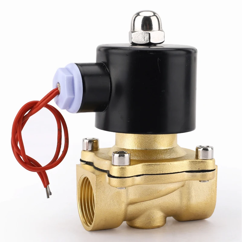 2W Normally closed brass solenoid valve is cheap 1 / 4in-3in