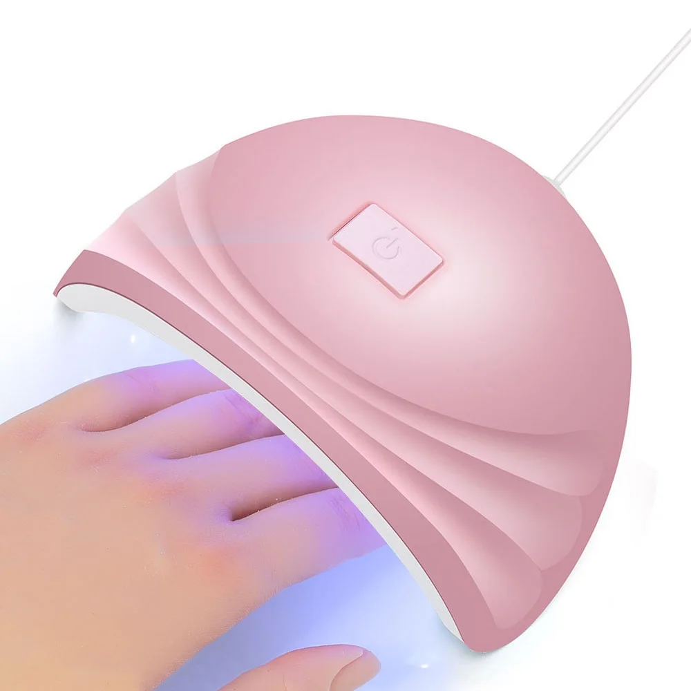 LULAA USB الأشعة فوق البنفسجية مسمار مصباح آلة مجفف الأظافر LED الأشعة فوق البنفسجية مصباح المنزل مانيكير مصباح ل هلام مسمار بوليس الذكية الموقت ضوء الشمس مسمار أدوات الرسم #1