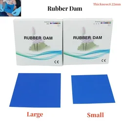 1 Box of High Quality Natural Rubber Latex Dental Dam Non Sterile Dam Small or Large Dental Dam dental Supplies