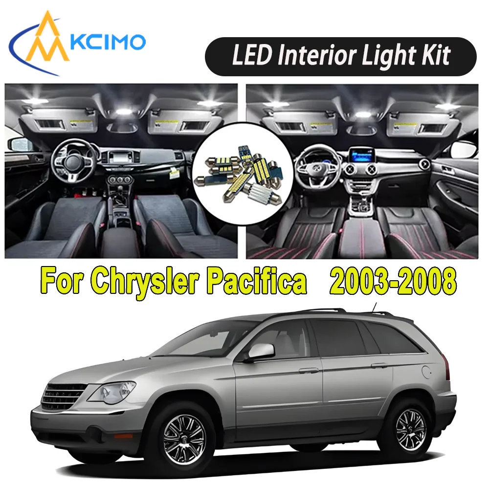 

New Light Bulb For Chrysler Pacifica (2003-2008) Premium Bright LED Interior Dome Map Trunk Light Kit Car Led Lamps Canbus Car