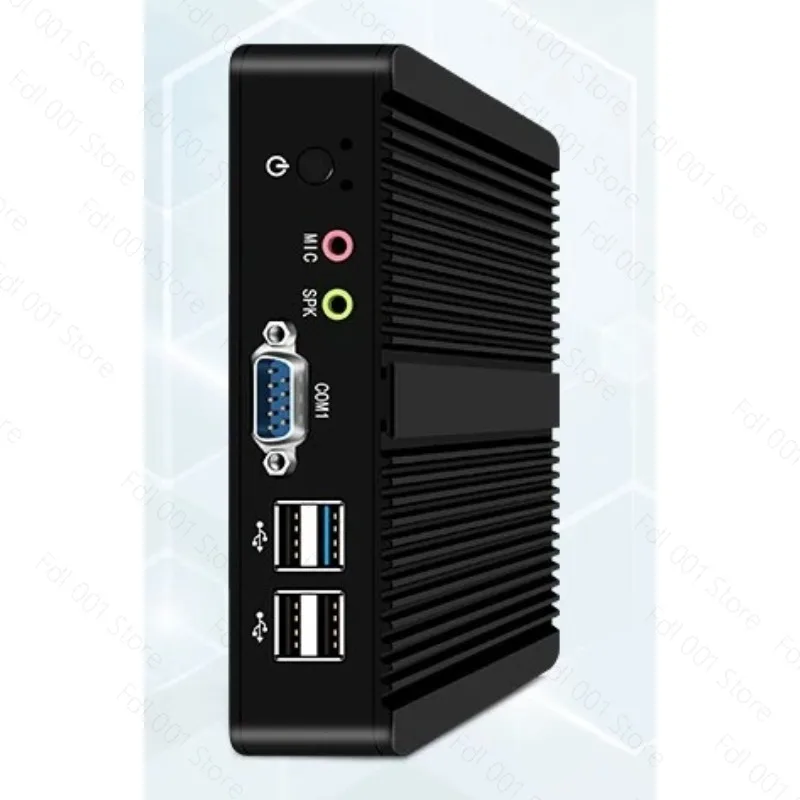 N2840 Fanless Micro PC Quad Core J6412 Barebones for Linux Low Power Home Office