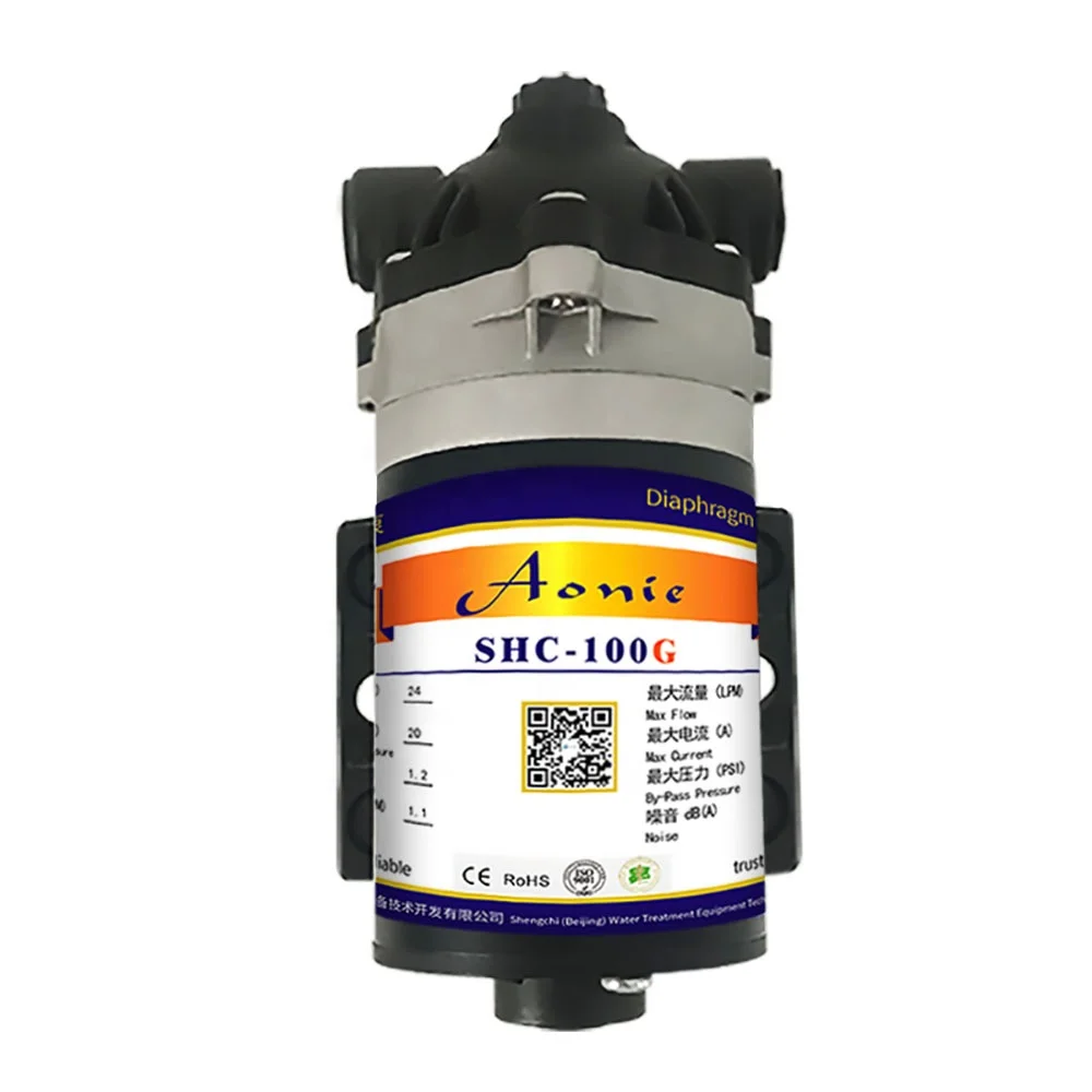 STLF Wholesale Customized 24V Electric Booster Pump High-Pressure 100GPD Ro Pump for RO Plant 100 Gallon Per Day