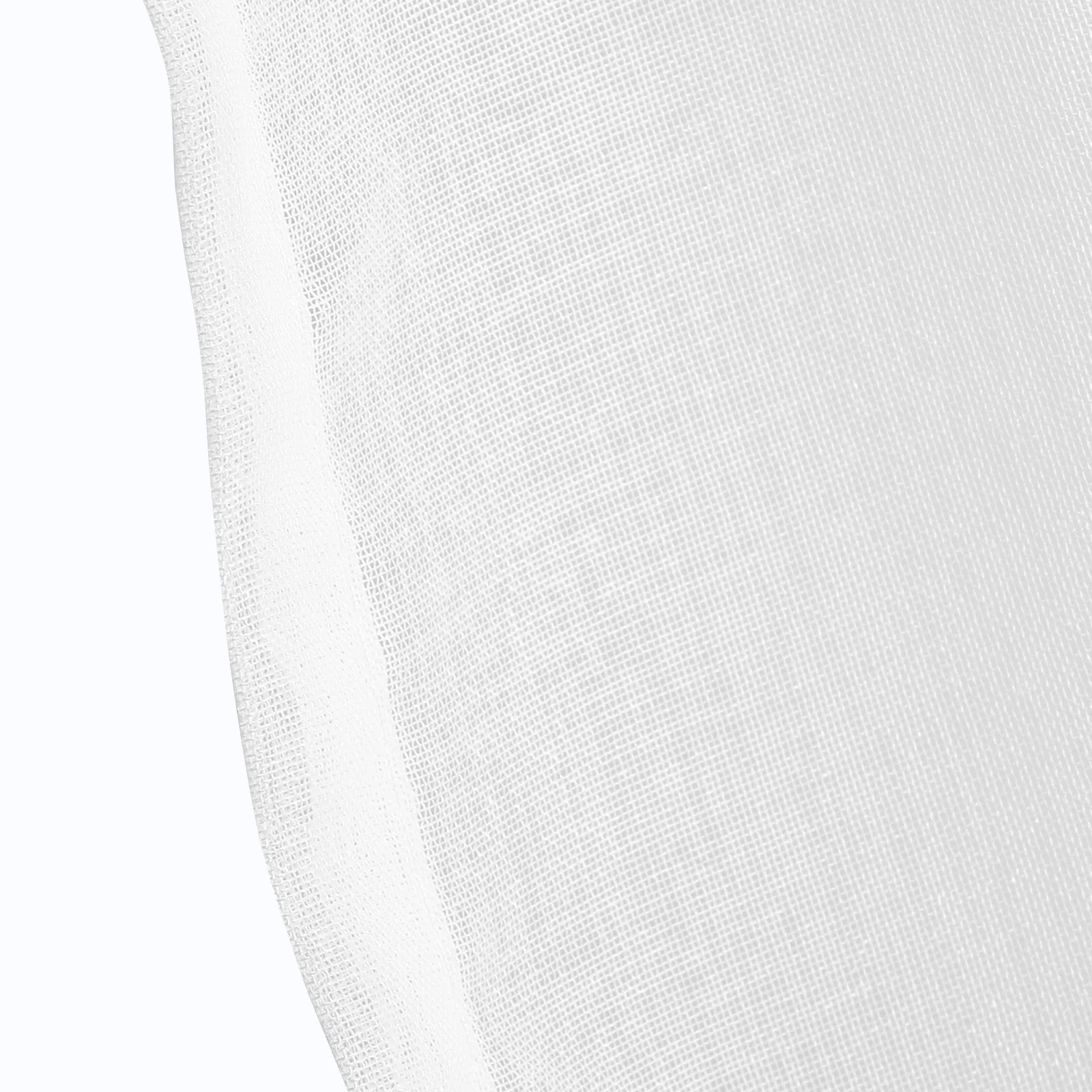 ستائر بيضاء قصيرة شفافة، ستائر داخلية شفافة لتصفية الضوء، خصوصية للمطبخ والحمام وغرفة النوم وغرفة المعيشة