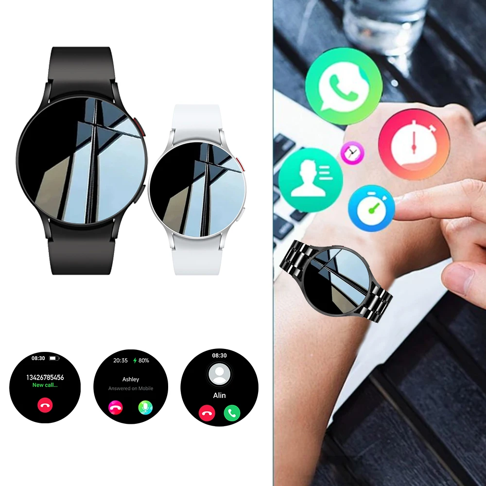 Fashion Business Watch 1.32” Screen 128*128 Men And Women Health Monitoring Notifications Bluetooth Call GTS Smart Watch