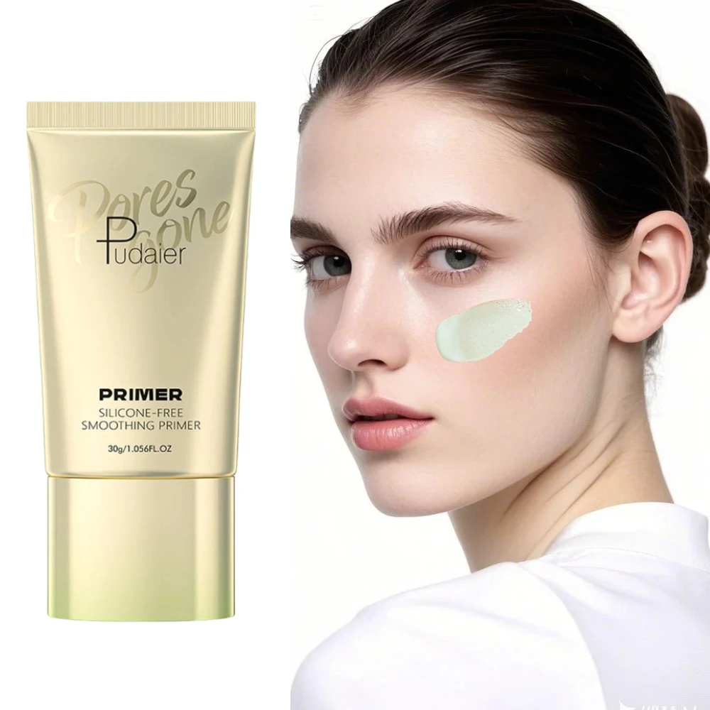 

Pudaier Pore Invisible Primer Smoothing Glowing Boosting Lightweight Oil Control Flawless Finish Matte Base For All Skin Tyes
