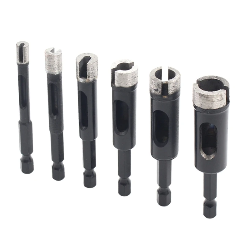 6mm 8mm 10mm 12mm 14mm 16mm 육각 생크 소결 대리석 화강암 구멍 오프너 94PD