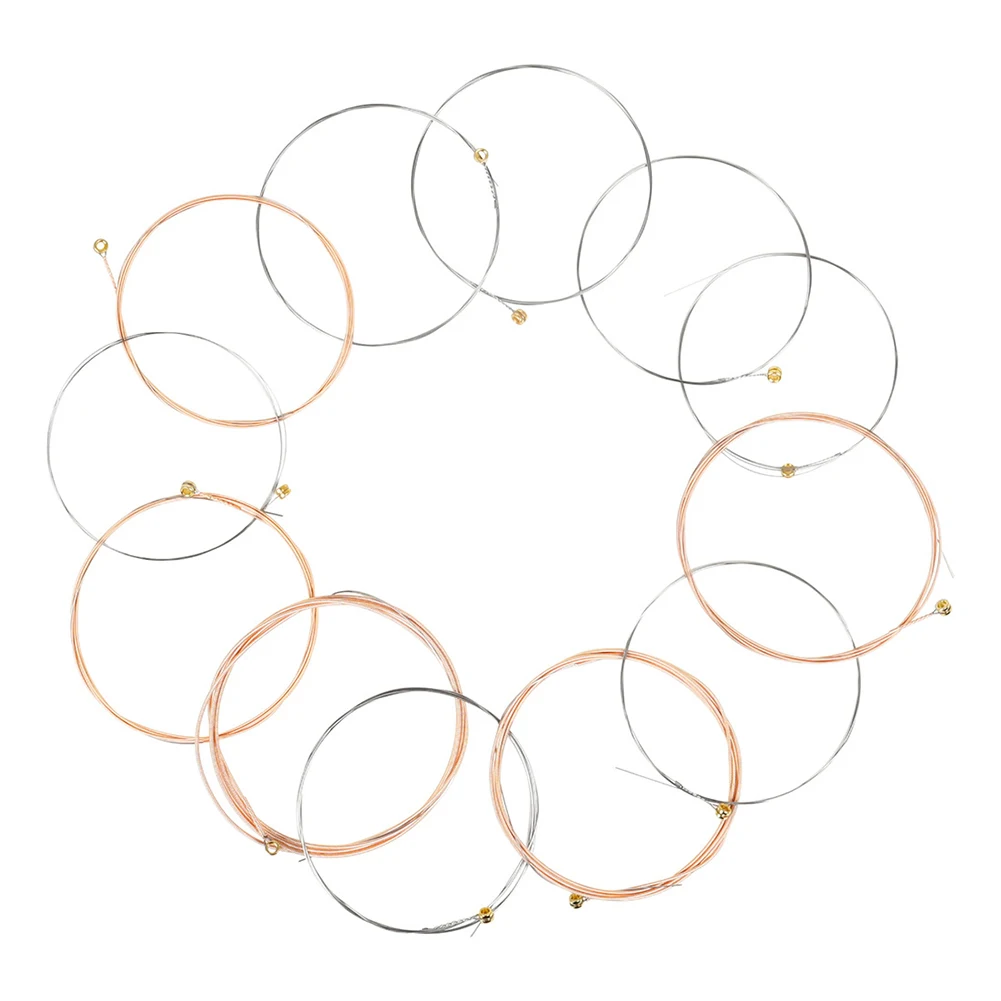 

Новые практичные струны, гитарные струны, 12-струнные гитарные струны, серебро 12,7*11*1,6 см, шестиугольный сердечник, улучшенная точность настройки