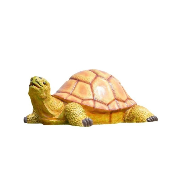 

Simulated Turtle Ornament Outdoor Fiberglass Sculpture Animal Handicrafts Garden Decoration Rockery Water Pool Landscaping