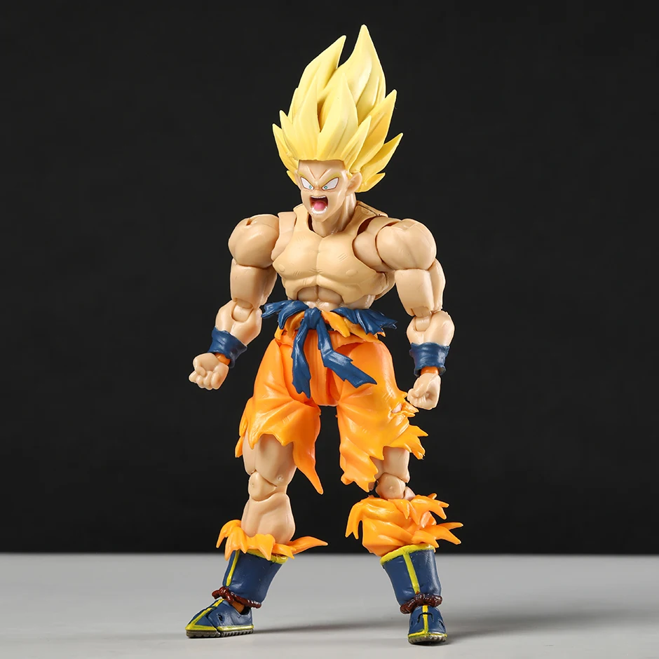 SHF Dragon Ball Z Super Saiyan Son Goku Legendary Joint Movable Action Figure PVC Toys Collection Doll Model