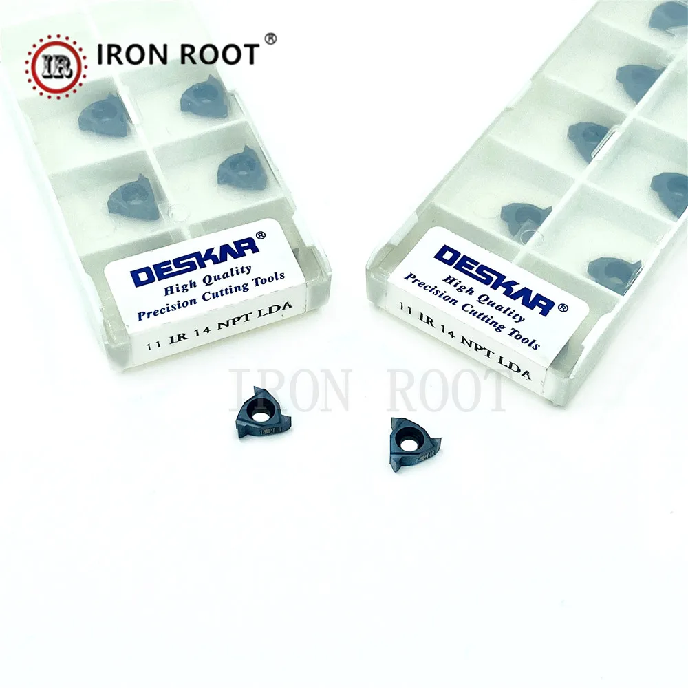 Deskar 14NPT 11IR สามารถใส่ได้11IR 18UN LDA เครื่องกัดเกลียวคาร์ไบด์แบบสอดเครื่องมือ mesin bubut CNC สำหรับ SNR SNL