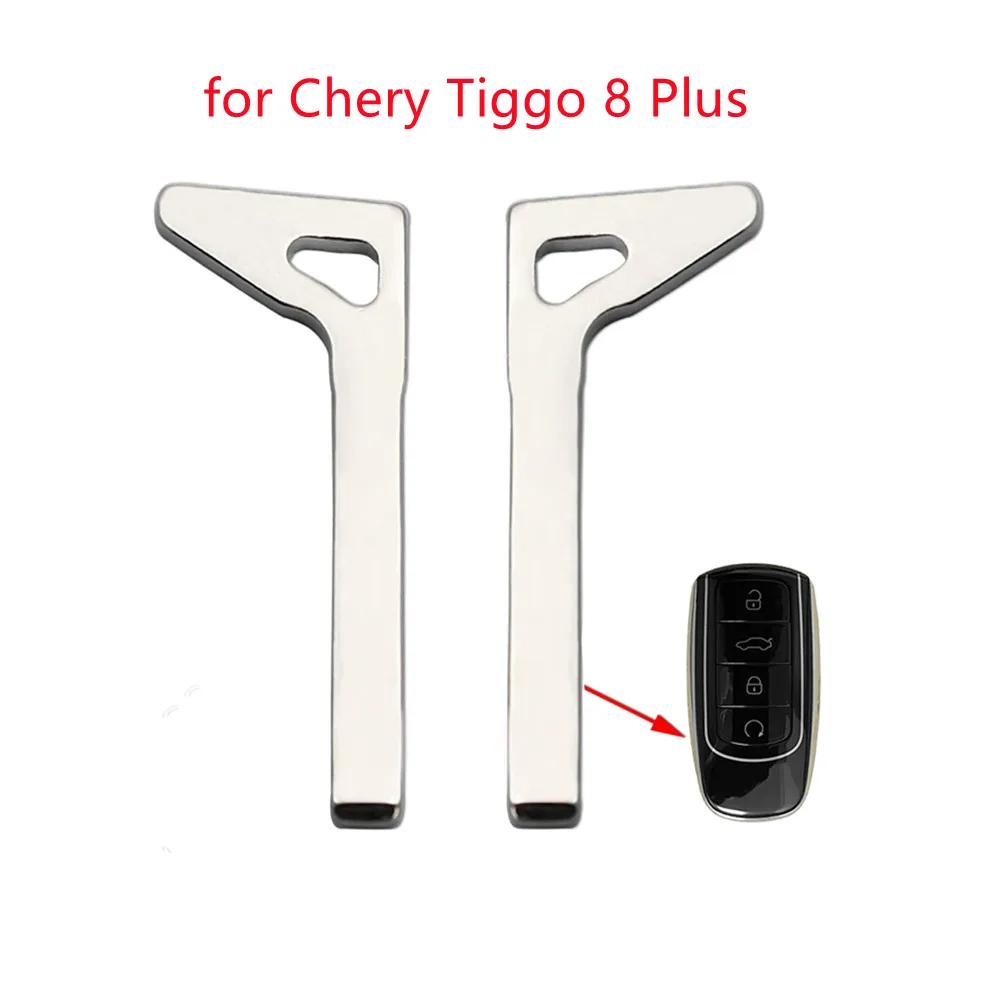 10pcs/lot Emergency Insert Smart Small Mechanical Key Blade for Chery Tiggo 8 Plus