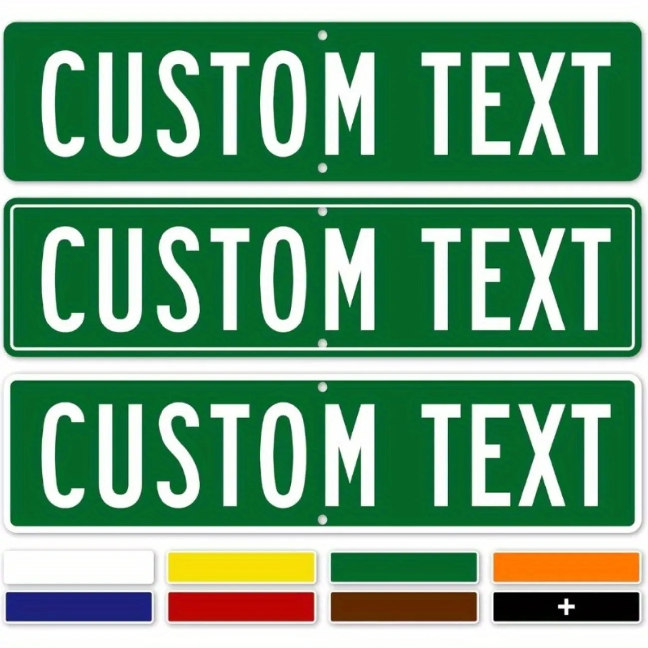 CIFbuy Customizable Personalized Vintage Metal Wall Sign,Address Plaque Outdoor Home Distinctive Gift Wall Art Decor