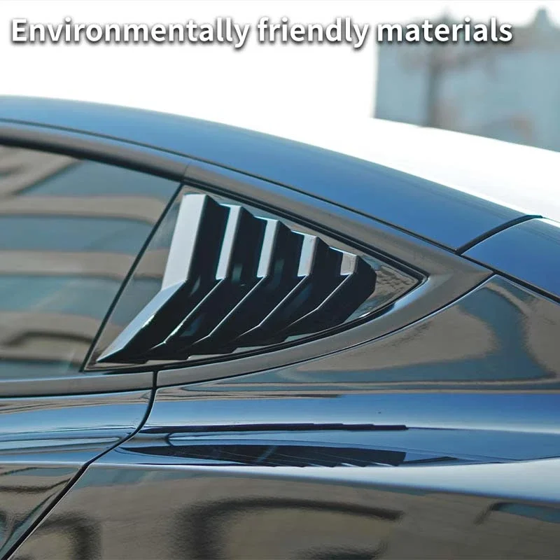 

For Tesla Model 3 2019-2025 Rear Window Louvers Side Triangle Blinds Modified Wear-resistant Body Accessories Car Accessories