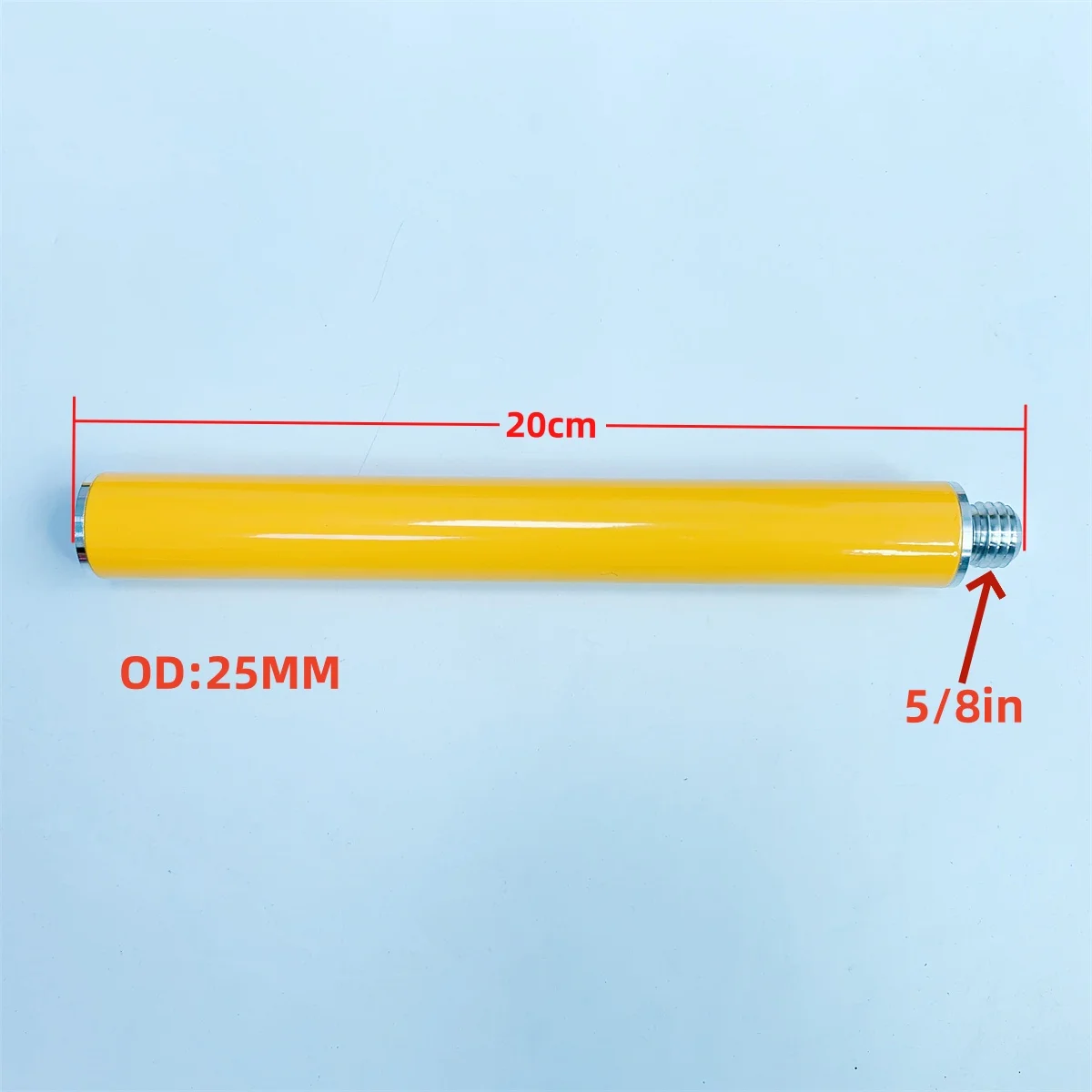 GPS yellow extension pole Extension rod OD 25mm Leveling accessories Extension rod for Trimble Topcon Leica