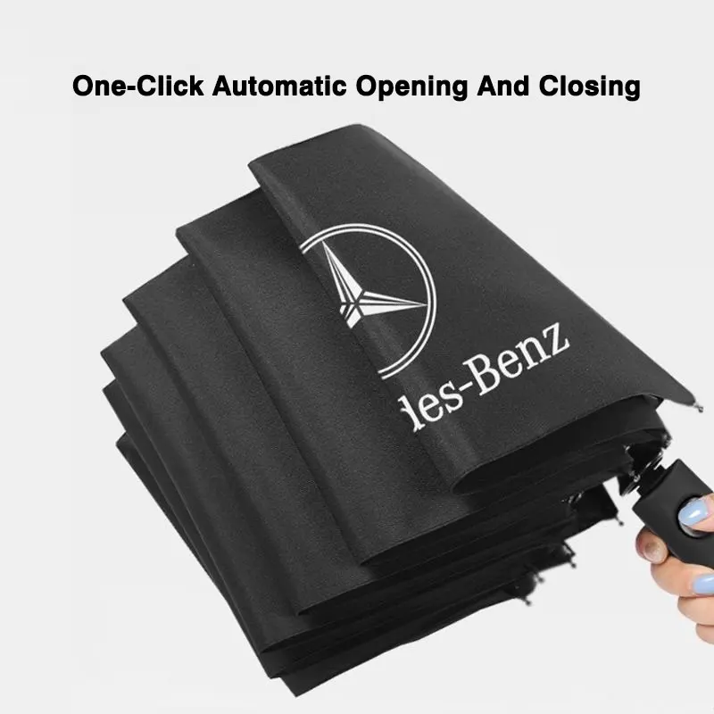 Car Umbrellas For Mercedes Benz A B C E S R V Class CLA GLA GLC GLK SLK W204 W205 W212 W213 Automatic Folding Windproof Sunshade