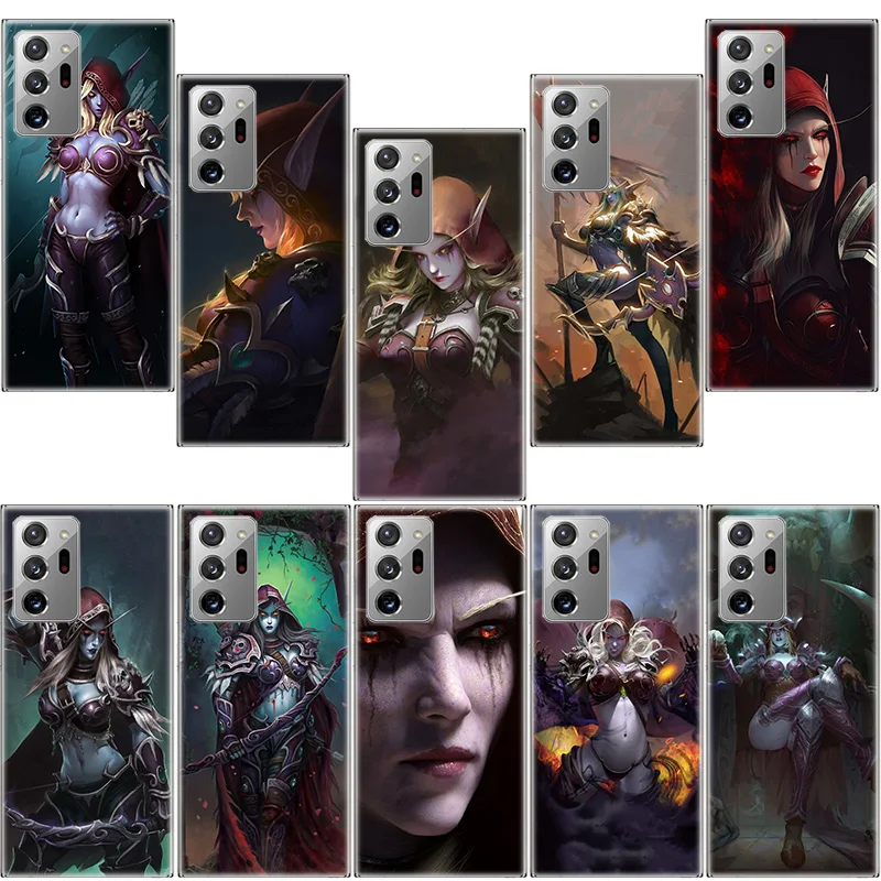 

W-World Of W-Warcraft Elf Phone Case For Samsung Galaxy S25 Edge S24 S23 FE S22 S26 Ultra S21 S20 S10 Plus Capa Soft