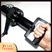Rotating Arm Wrestling Roller Forearm Wrist and Arm Rotation Blaster Gym Wrench Biceps Curl Handle Armwrestling Exercise Handle