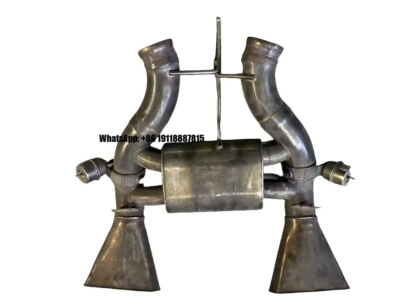 Suitable for McLaren 540C 570GT 570S 600LT 650S 720S MP4-12C Upgrade MAKENIC Exhaust Valve Tail Section Through Modification