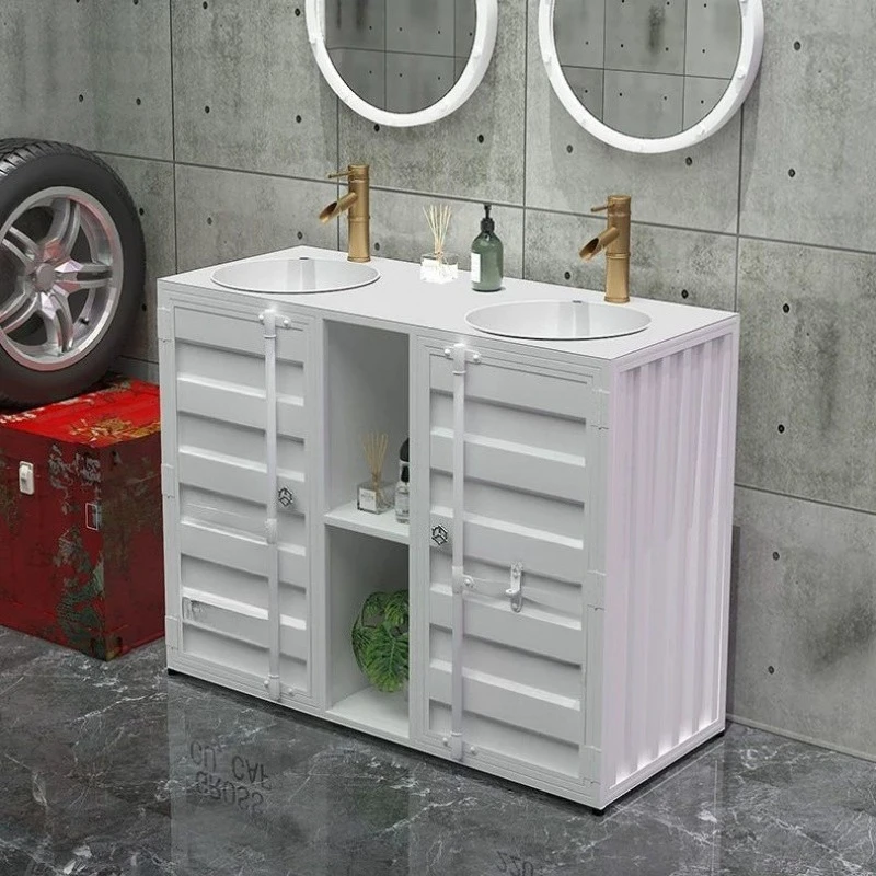 

Container retro industrial wind wash basin bar wash basin barbecue shop creative column basin personalized hand washing