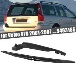 Car Rear Window Glass Windscreen Wipers Rear Windshield Wiper Blade & Arm for Volvo V70 2001-2007 9483166