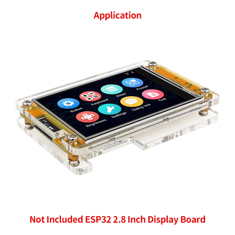 Transparent Acrylic Case for ESP32 2.8 Inch Display Screen Development Board 240*320 LCD TFT Module ESP32-2432S028R