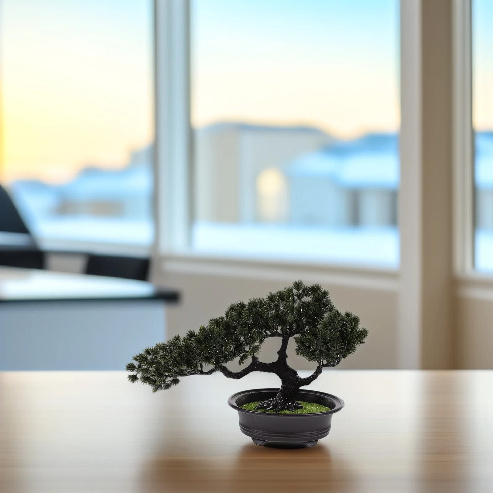 

Lifelike Artificial Bonsai Tree Fake Pine Potted Plant For Home Office Decor Asian Style Desktop Centerpiece Feng Shui