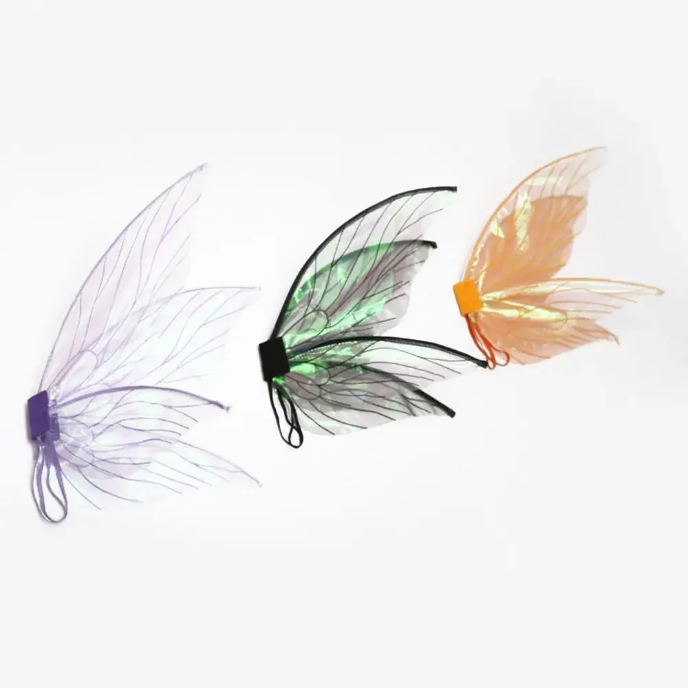 Disfraz de Mariposa para Niñas, Accesorios de Disfraz de Halloween, Alas de Cicada, Alas de Hada, Alas para Disfrazarse