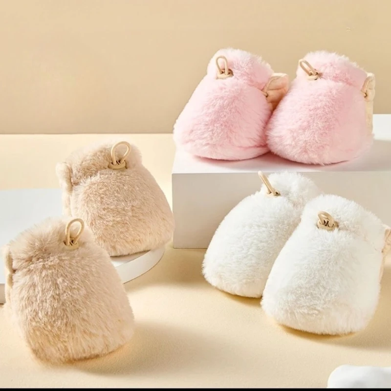 

New Winter Thick Foot Cover Soft Sole Keep Warm Baby Walking Shoes Toddler Shoes