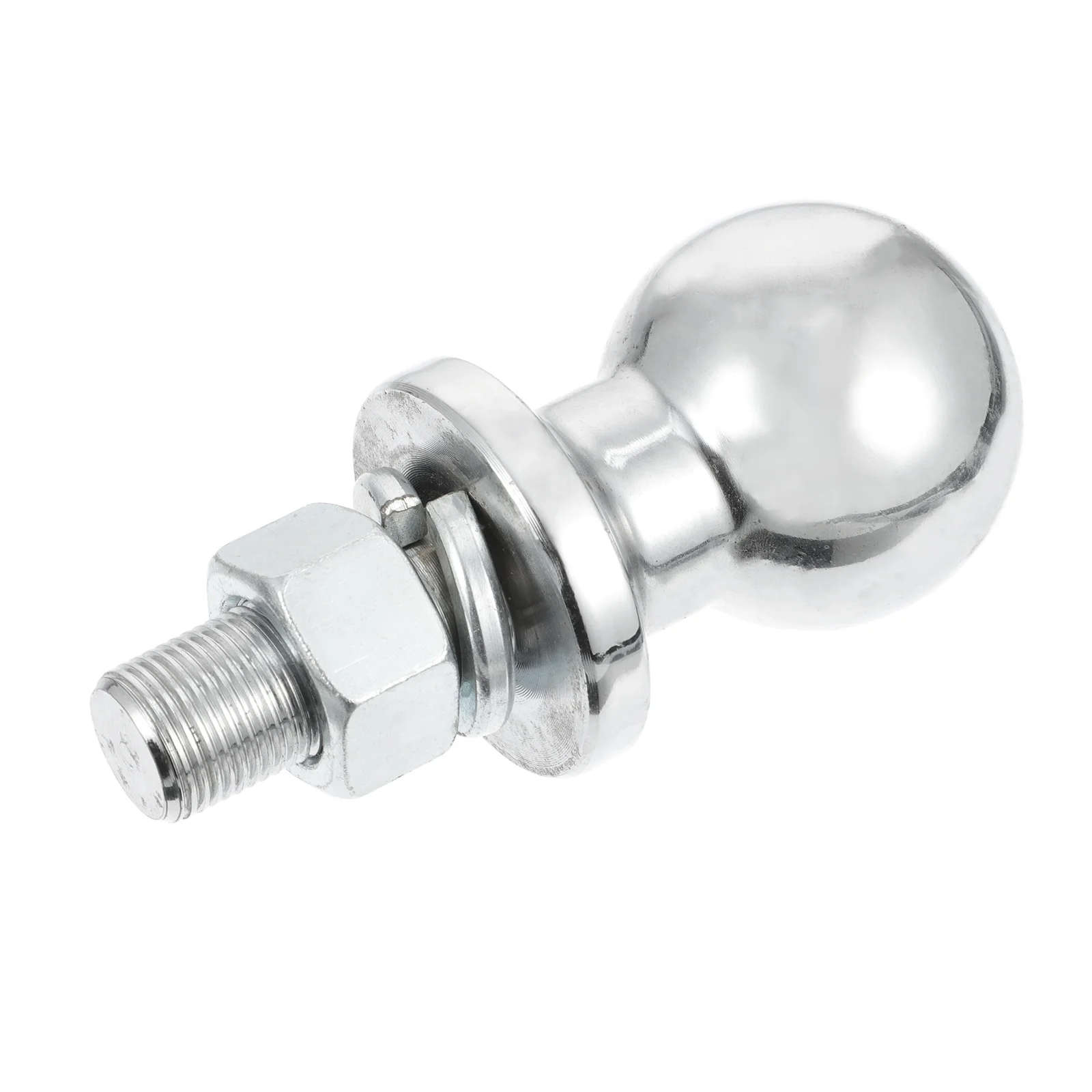 

Trailer Hitch Ball 2 Inch Silver Replacement Tow Rv Parts Accessories Galvanized Chrome Plated Anti Rust Practical Car Kit Gift