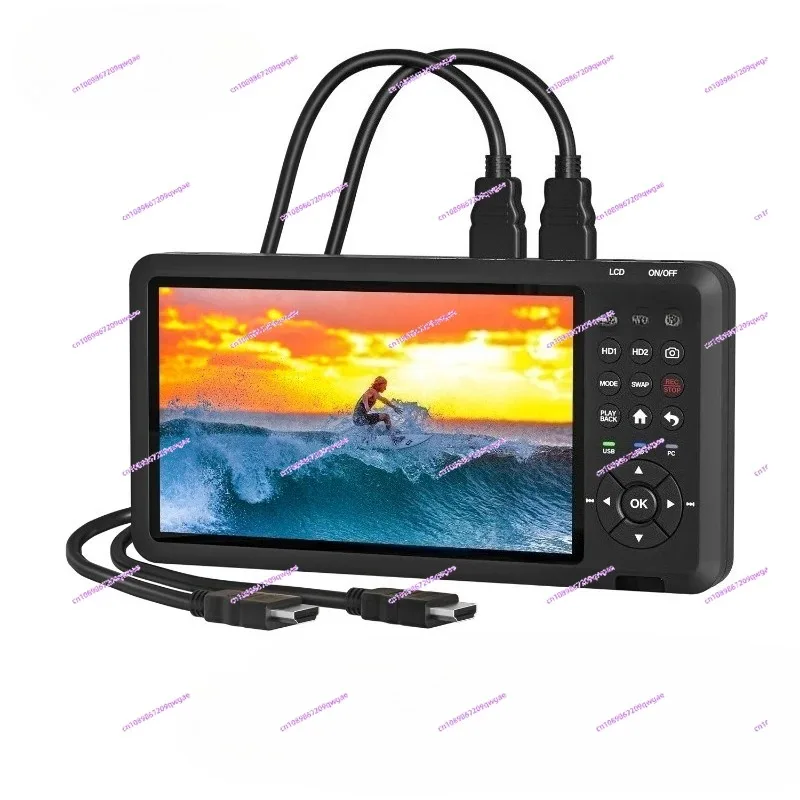 UR500  2-Way HDMI PIP Recorder: TF/USB Capture & Broadcast Unit