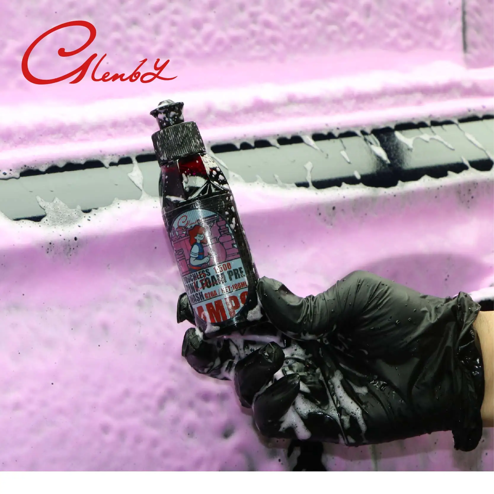 Glenby Car Wash Active Foam Touchless Color Shampoo Soap Snow Foam For Automatic Car Care Wash Cleaner & Super Foam Cleaner
